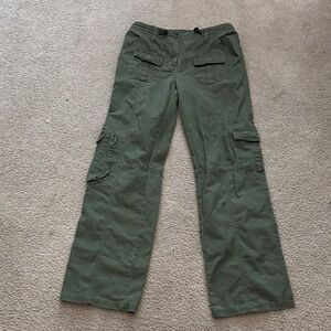 Brandy Melville Olive Green Cargo Pants